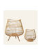 Set 2 Felinare Ovale din Bambus 23cm 36cm Beauty Home