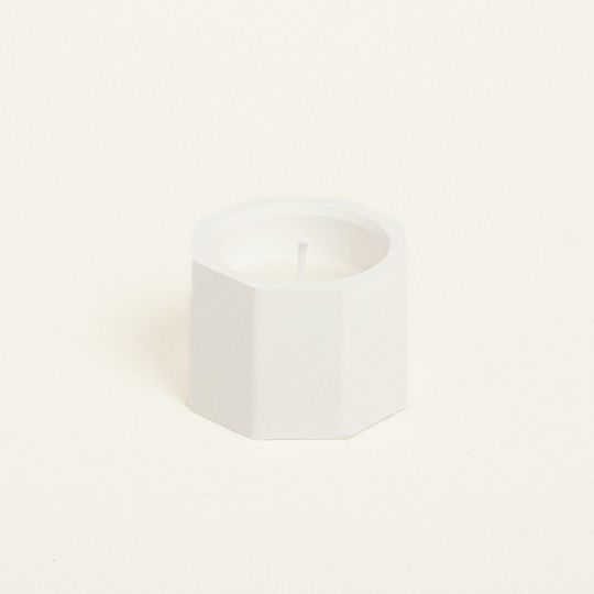Gipskerze Polygon-Behälter 6 x 4 cm Schönheit Zuhause