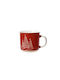 Kaemingk Christmas Mug Ceramic Red L12.7xW10xD9.3cm.