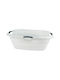 Excellent Houseware Кошница за пране Пластмасова 50л 68x46x25см Бяла