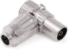 Engel TV-Stecker Buchse Winkel Metall MP0623C