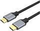 Andowl Q-hd3 HDMI 2.1 Ultra High Speed 48Gbps 4K 120Hz HDR VRR Cable HDMI Male - HDMI Male 1m Black