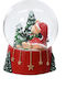 Christmas Snowball with Trees 8x8x10.2cm