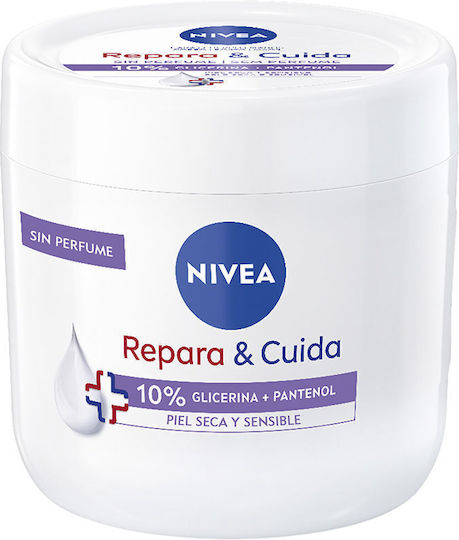 Nivea Repair & Care 10% Feuchtigkeitsspendende Lotion Körperpflege für Trockene & Empfindliche Haut 400ml