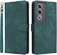 Brush Magnetic Wallet Green (Oppo A80 5G)