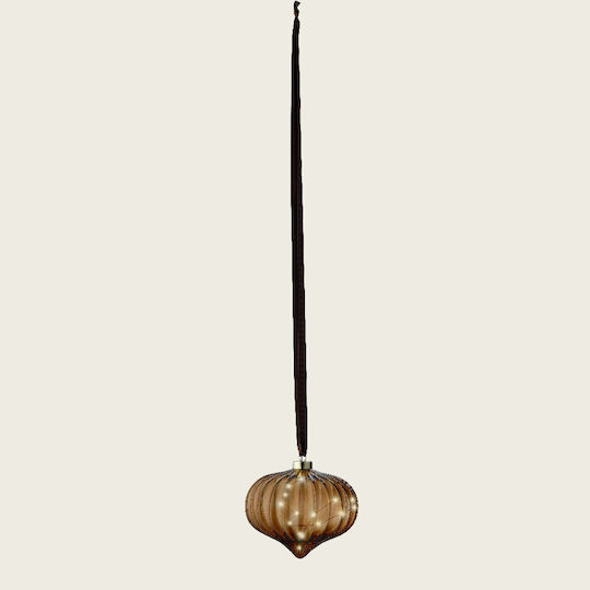 Beauty Home Lustră Decorativă Lampion Maro