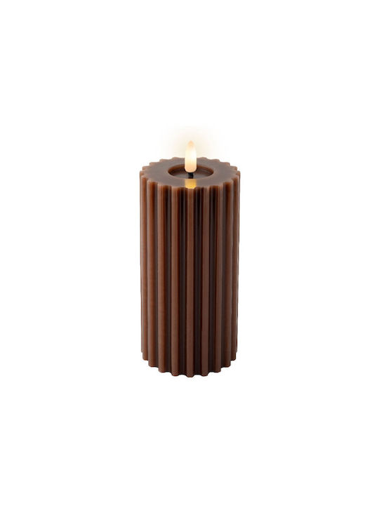 Kaemingk Decorative Lamp Wax Polish LED Brown 487436