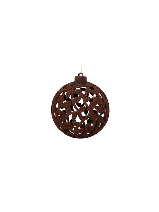 Hängendes Kugel Ornament Ornament Braun