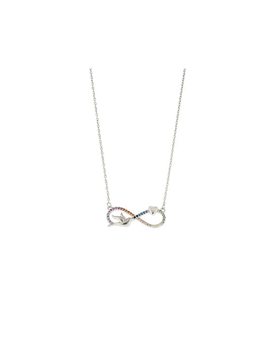 Senza Necklace Infinity from Silver