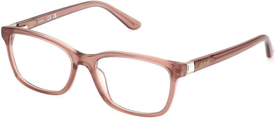 Guess Rame Ochelari Pentru Femei Acetat Roz GU50196 059