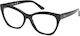Guess Plastic Eyeglass Frame Cat Eye Black GU50...