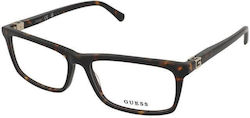 Guess Дамски Ацетатен Рамки За Очилa Кафяв GU50...