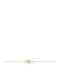 Ekan Damen Armband mit Design Auge aus Gold 14K mit Diamant