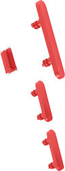 Clappio Power Volume Mute Button Iphone 12 12 Pro Red