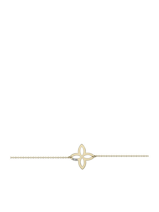 Ekan Vs2 H Damen Armband aus Gold 14K mit Diamant