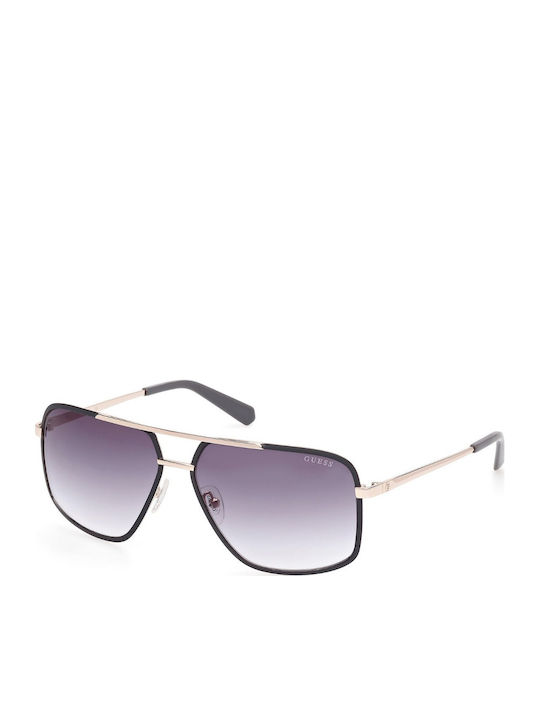 Guess Men's Sunglasses with Black Metallic Fram...