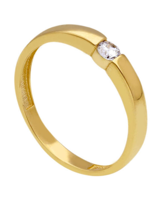 Mentzos Einzelstein aus Gold 14K