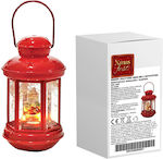 Christmas Battery Lantern 18x10cm