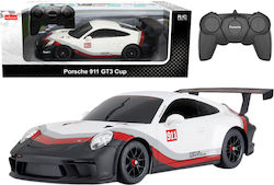 Rastar 911 Gt3 Teleghidat Mașină Alb