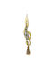 LiebeQueen Suspendata Amulet Cheie Galben 1buc