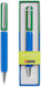 Pix cu bilă Miquelrius Cerneală Albastră 0.5mm Albastru Strălucitor Verde Mr11965