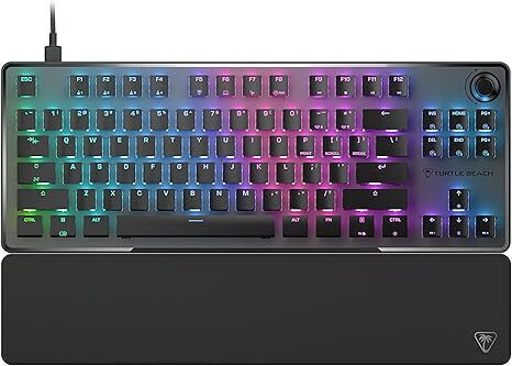 Turtle Beach Vulcan II TKL Pro Gaming Mechanische Tastatur Tenkeyless mit RGB-Beleuchtung (Englisch US)