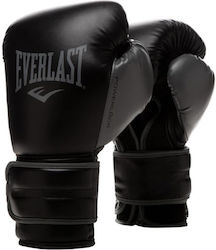 Everlast Powerlock 2 Γάντια Πυγμαχίας από Συνθετικό Δέρμα για Αγώνα Μαύρα Everlast Powerlock 2 Γάντια Πυγμαχίας από Συνθετικό Δέρμα για Αγώνα Μαύρα