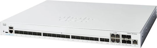 Cisco Catalyst 1300 Managed Switch with 24 Gigabit (1Gbps) Ethernet Ports and 4 SFP Ports