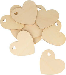 Artemio Wooden Hearts 40pcs