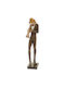Decorative Polyresin Dog Playing Music 11x10x39cm 88332 Iliadis