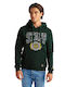 Staff Sweatshirt with Hood Dark Green