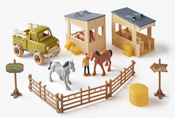 Blabla Toys Farm With Stable & Horses