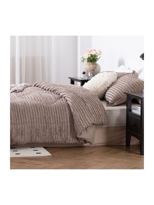Saray Home Duvet Set Queen with Microfiber Fill...