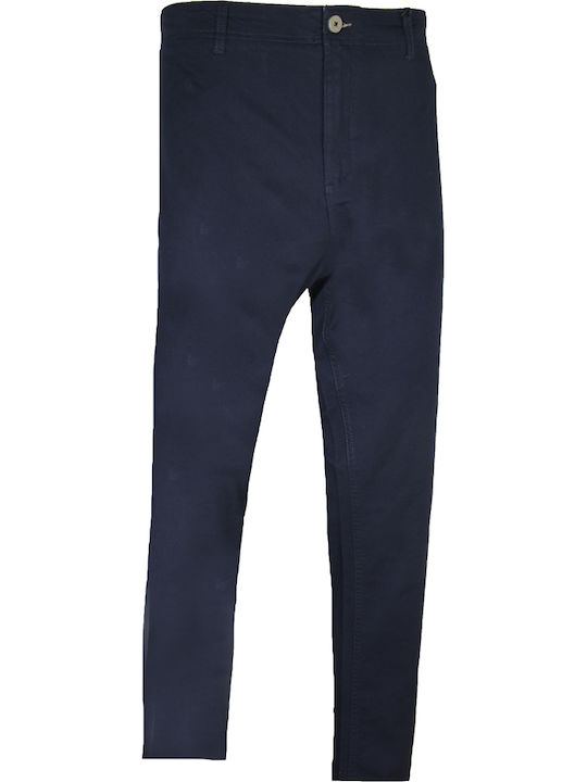 Double Men's Trousers Chinos Elastic Loose Fit ...