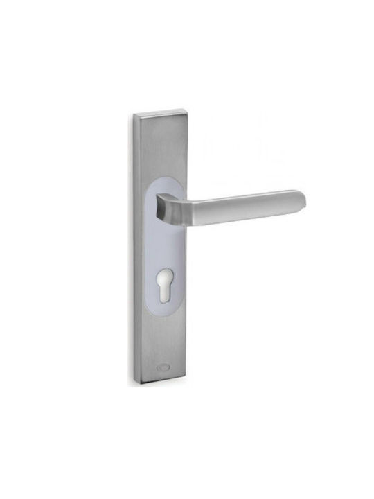 Convex 2215 Matte Chrome-Chrome Interior Door H...