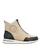 Women's Ankle Boots Platform Beige