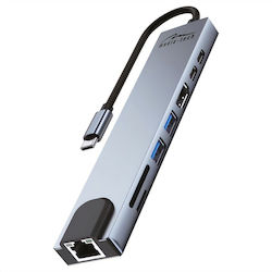 Media-Tech USB-C Dockingstation mit HDMI 4K PD Ethernet