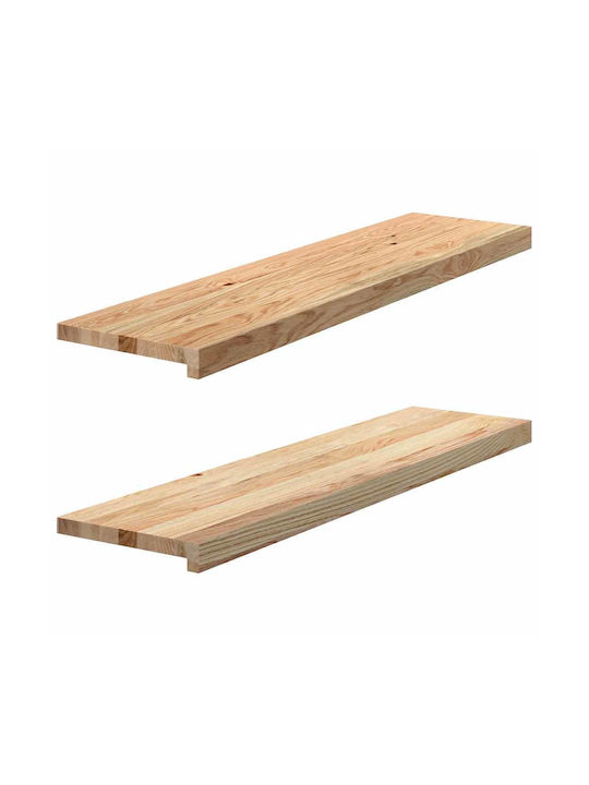 vidaXL Περβάζι Παράθυρου Ξύλινο Π100xΥ30cm