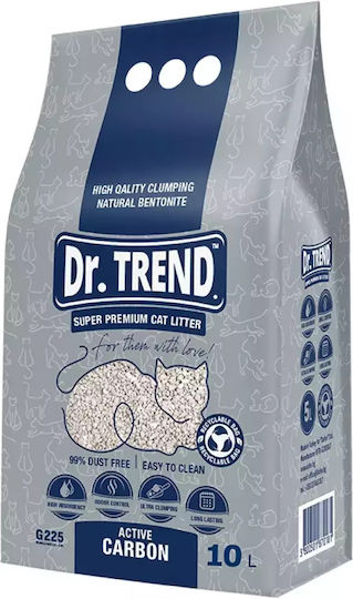 Dr Trend Active Carbon Bentonit Katzenstreu 10Es