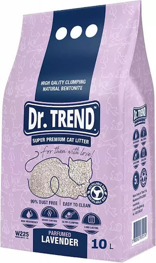 Dr Trend Άμμος Γάτας Μπετονίτης με Άρωμα Λεβάντα 10lt