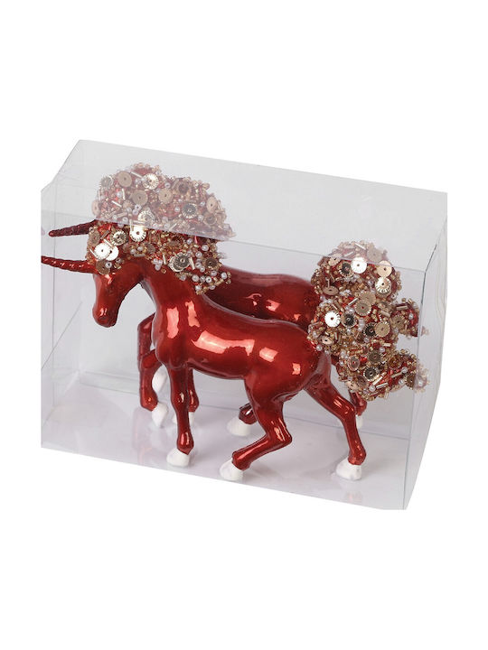 Висящи Висяща Украса Unicorn Червен 11x15бр Комплект 2бр