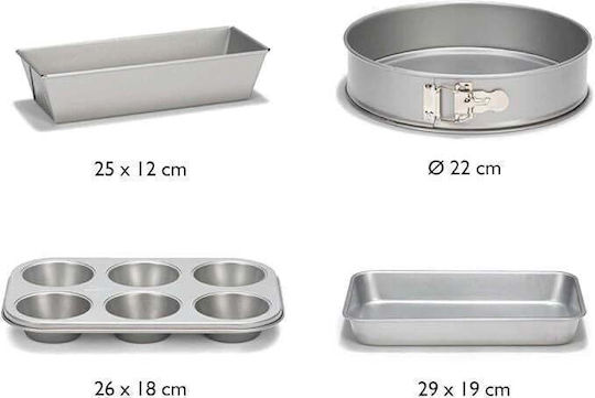 Patisse Bakeware Tins & Trays 4 Pieces