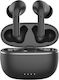 Forever In-ear Bluetooth Handsfree Căști cu Carcasă de Încărcare Negru