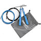 PrimaFit Springseil Fitness 3m Blau mit einstellbarer Länge