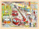 Ξύλινο Παιδικό Puzzle Πυροσβεστική για 3+ Ετών 96pcs Goki