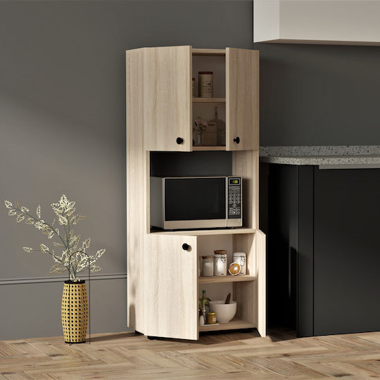 Guzel Floor Cabinet Sonoma 60x31.4x140cm