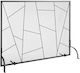Vevor Ecran de protecție pentru șemineu din metal 90.6x72cm Gri