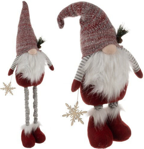 Ruhhy Christmas Plastic Figure Dwarf White Height 82cm