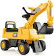 Kids Foot-to-Floor Excavator with Pedal Yellow