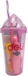 Deli Mit Bleistift Spitzer Radiergummi Und Stift Deli Mit Bleistift Spitzer Radiergummi Und Stift